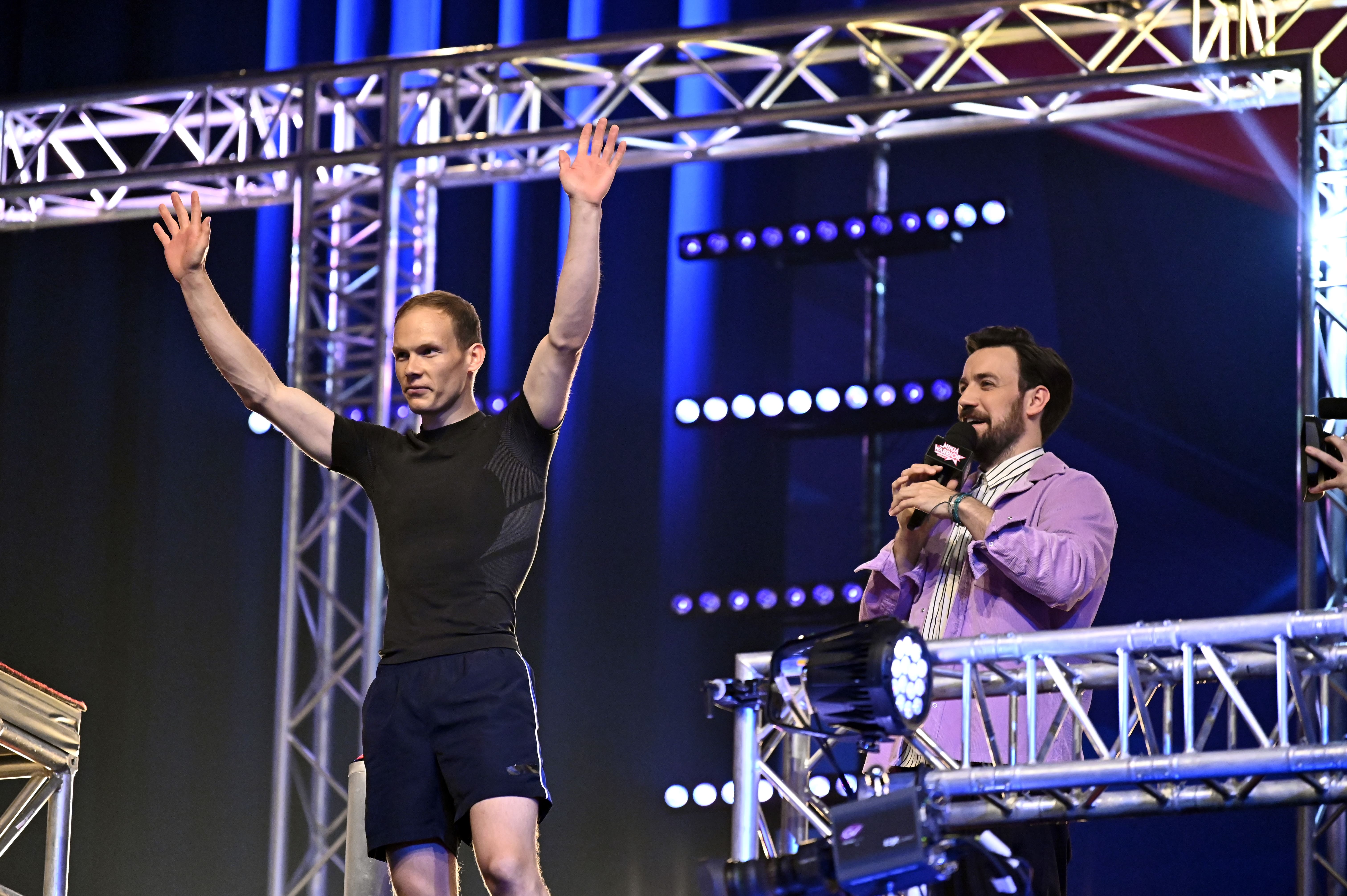 Marian Lotze bei Ninja Warrior Germany